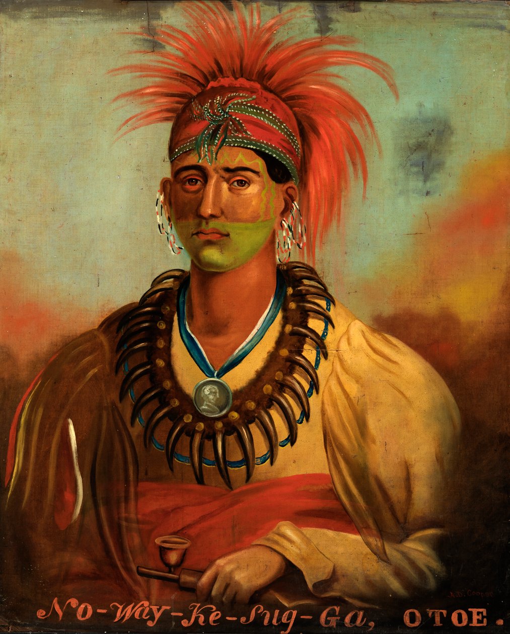 No-way-ke-sug-gay, ka. 1840. tekijältä Alexander Davis Cooper