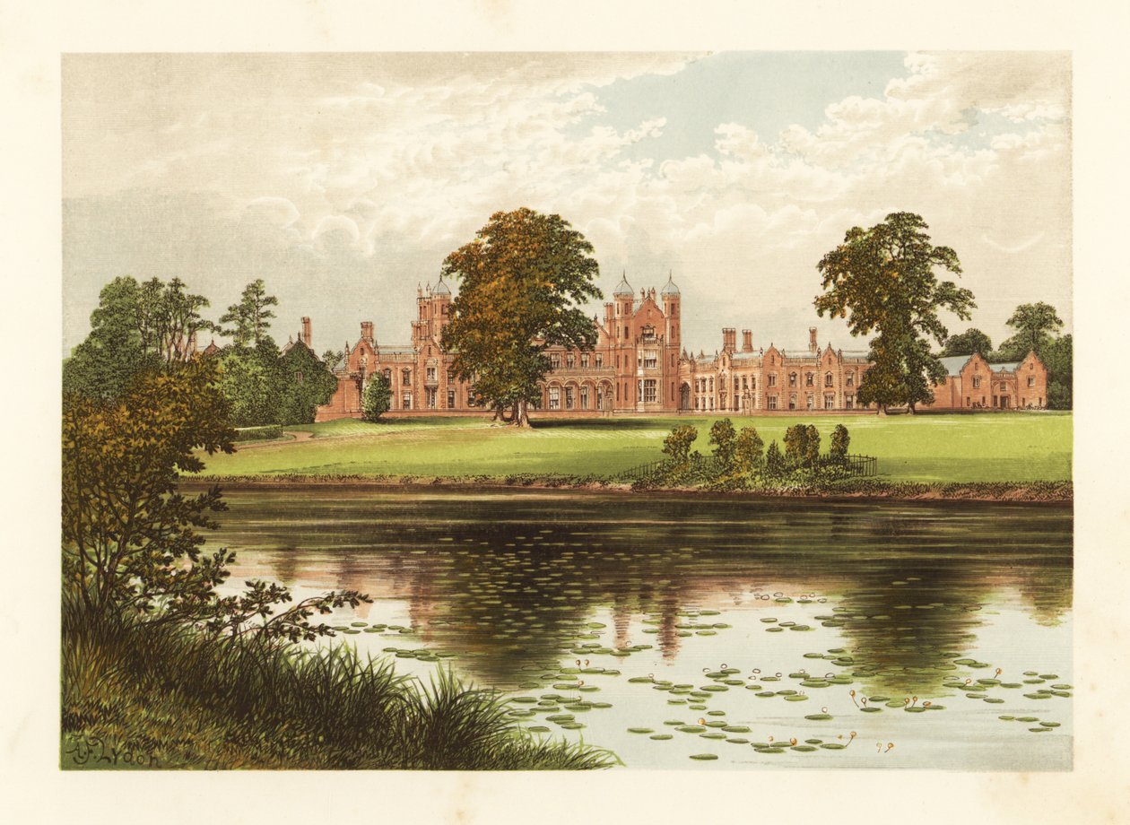 Capesthorne Hall, Cheshire, Englanti. tekijältä Alexander Francis (after) Lydon