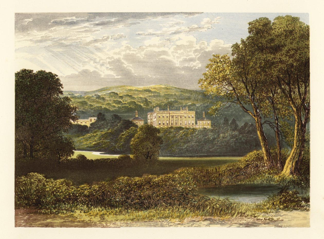 Denton Hall, Yorkshire, Englanti. tekijältä Alexander Francis (after) Lydon