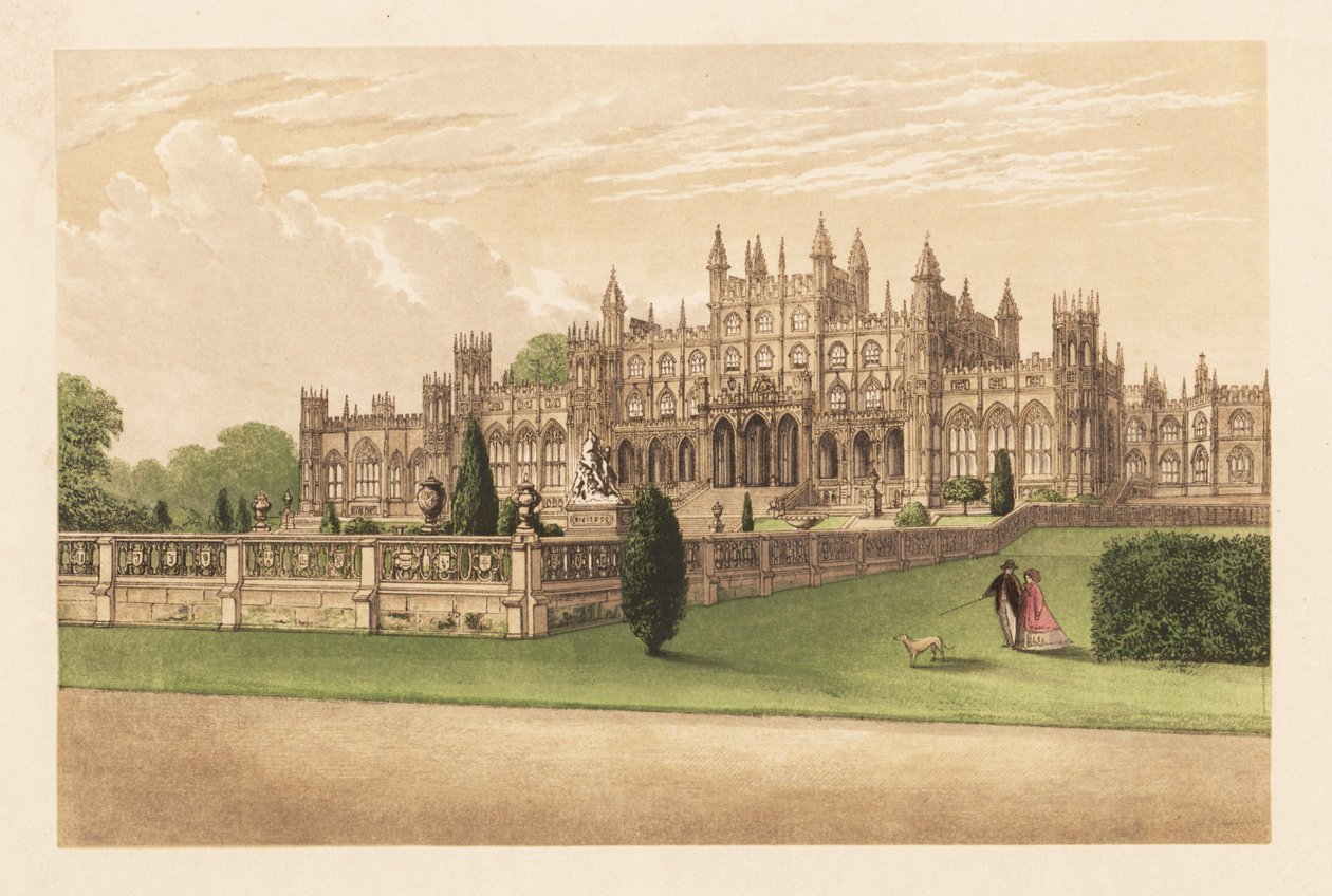 Eaton Hall, Cheshire, Englanti. tekijältä Alexander Francis (after) Lydon