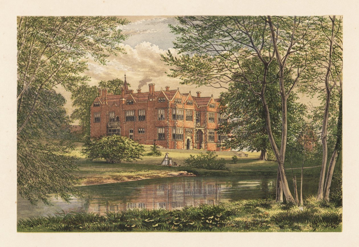 Franks Hall, Farningham, Kent, Englanti. tekijältä Alexander Francis (after) Lydon