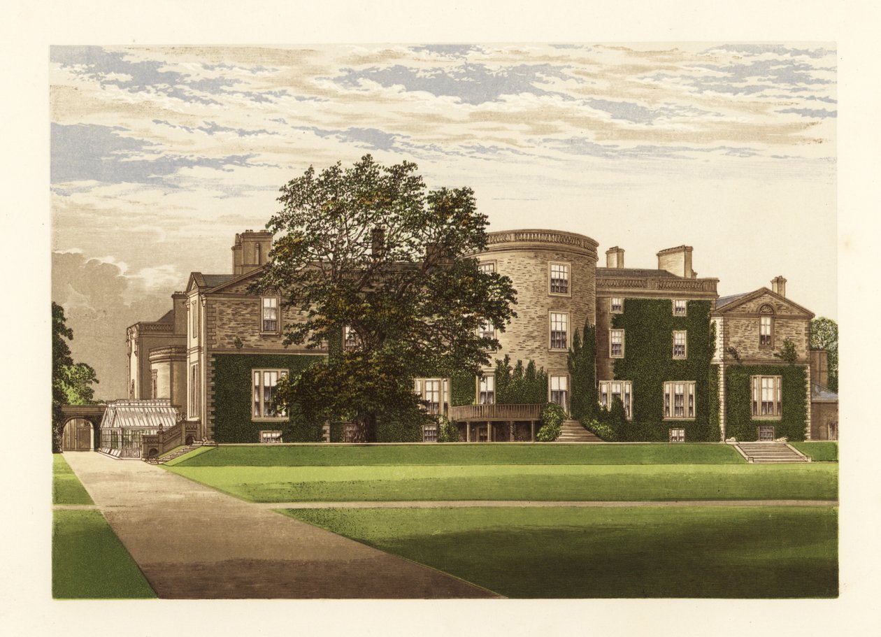 Galloway House, Wigtown, Escòcia. finlandès tekijältä Alexander Francis (after) Lydon