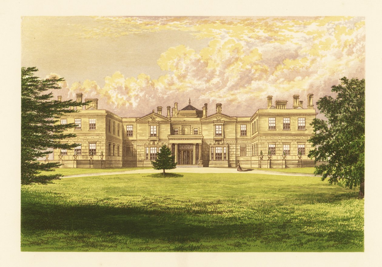 Swithland Hall, Leicestershire, Englanti. tekijältä Alexander Francis (after) Lydon