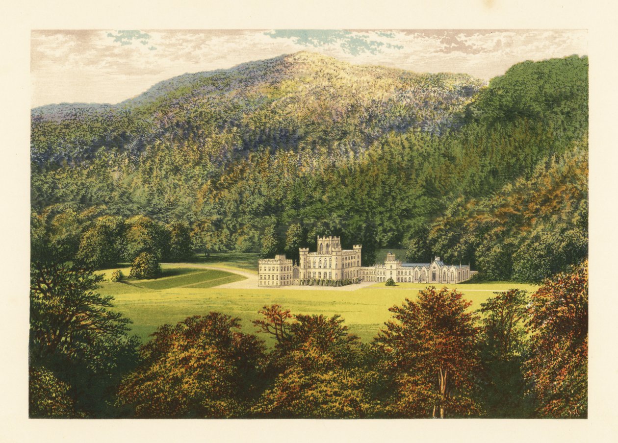 Taymouthin linna, Perthshire, Skotlanti. tekijältä Alexander Francis (after) Lydon