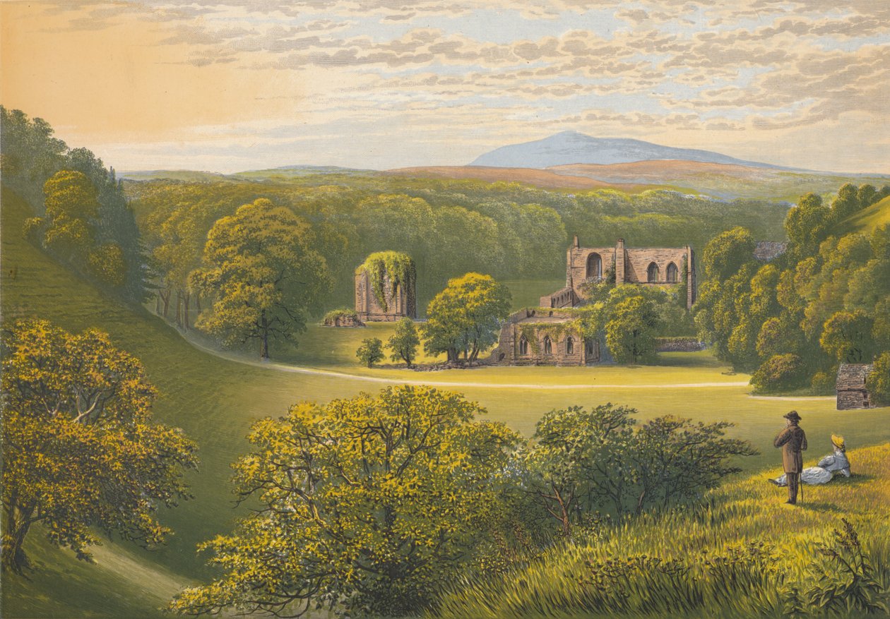 Furness Abbey, 1880, 1897 tekijältä Alexander Francis Lydon