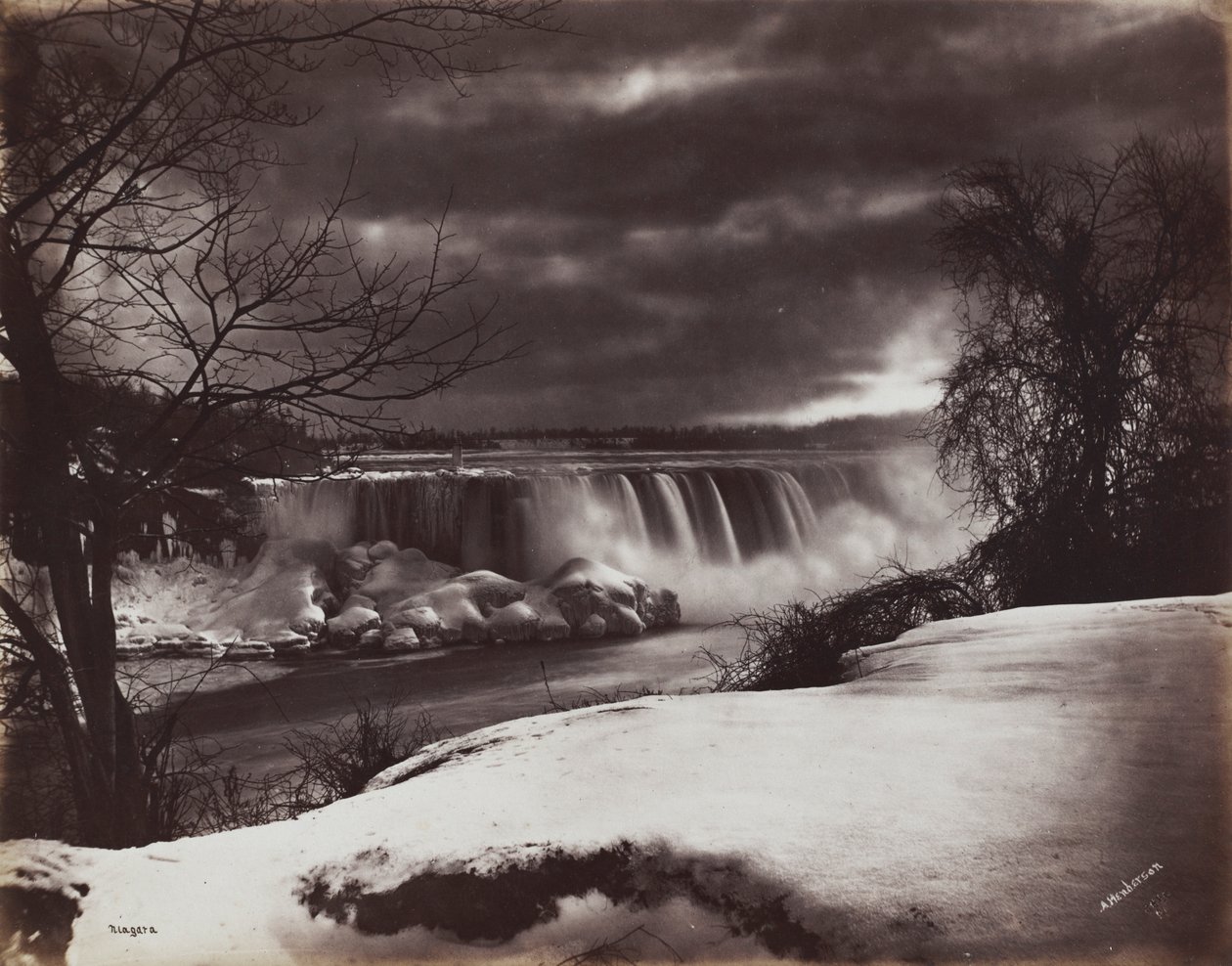 Niagaran putoukset, 1860-luku. tekijältä Alexander Henderson