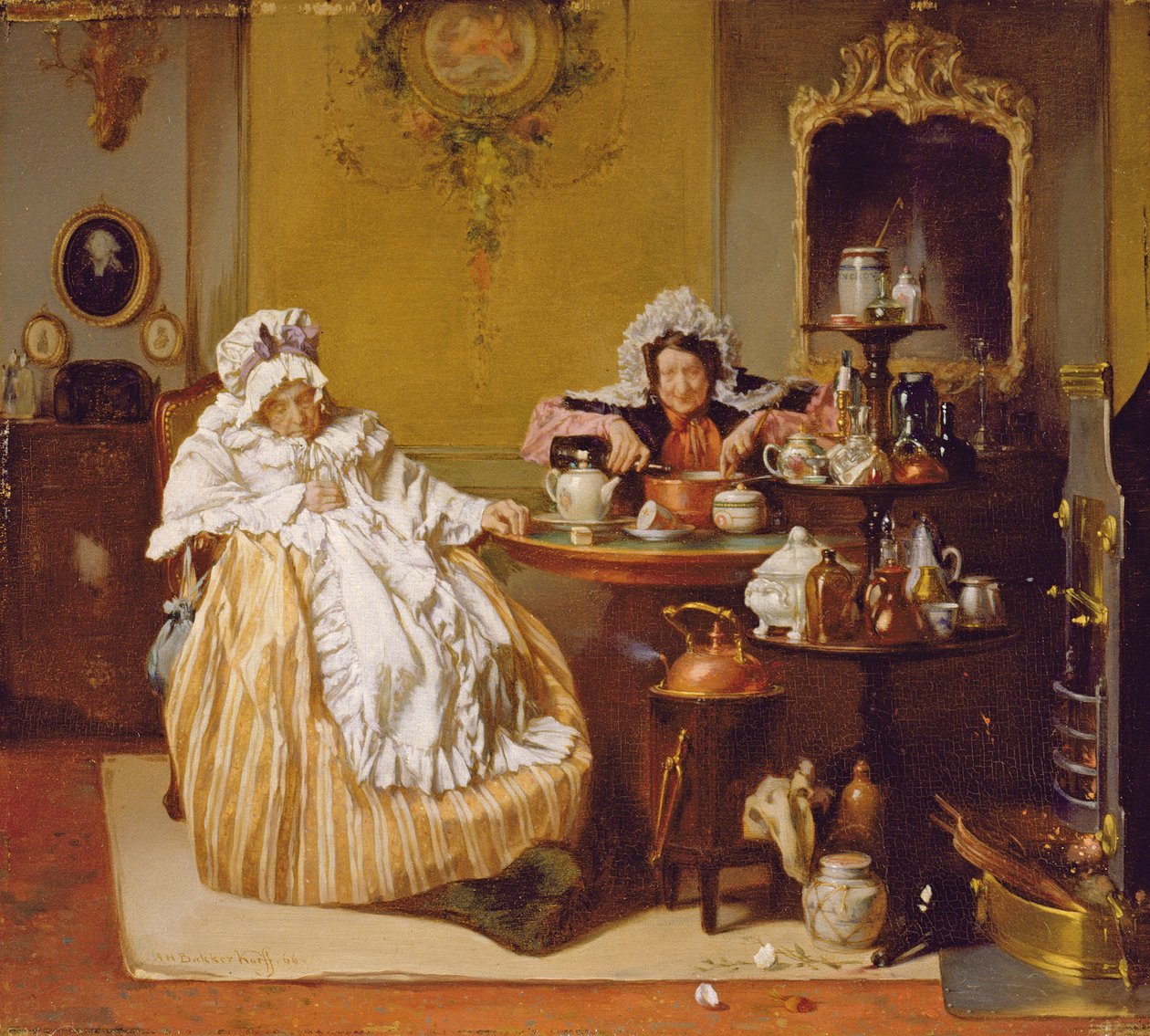 Päivällinen, 1866 tekijältä Alexander Hugo Bakker Korff