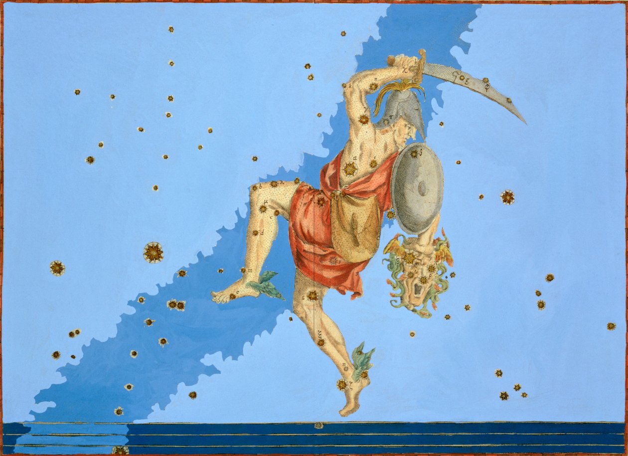 Perseuksen tähdistö, 1603 tekijältä Alexander Mair