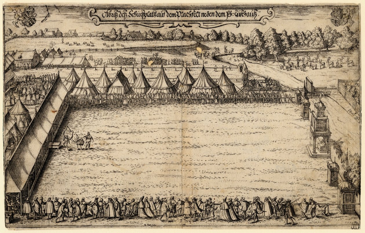 Varsijousijousimiehet Münchenissä, 1599 tekijältä Alexander Mair
