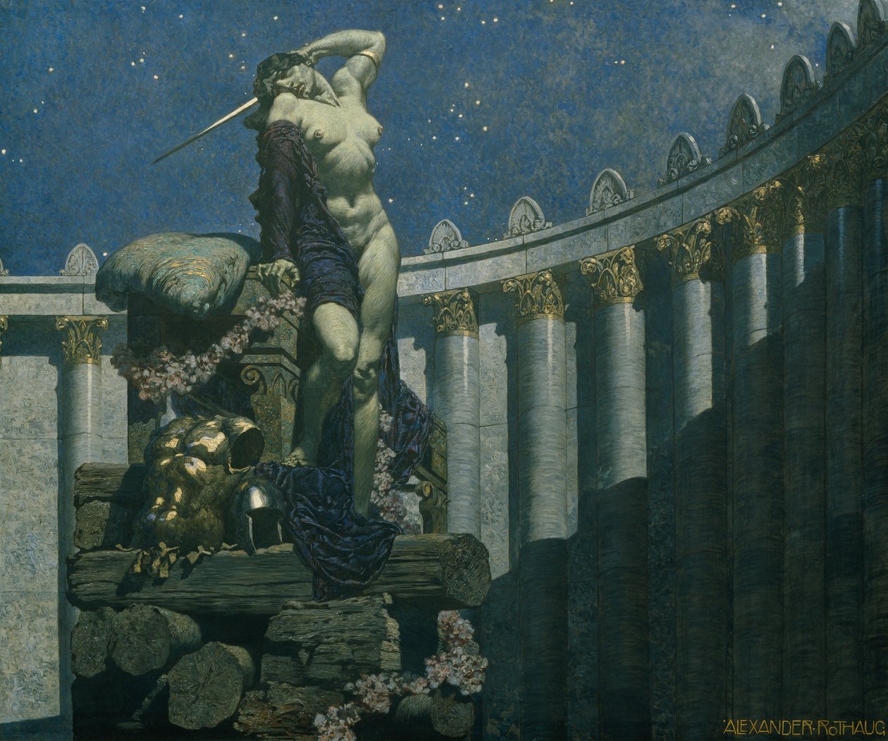 Dido vaakalaudalla, 1935. tekijältä Alexander Rothaug