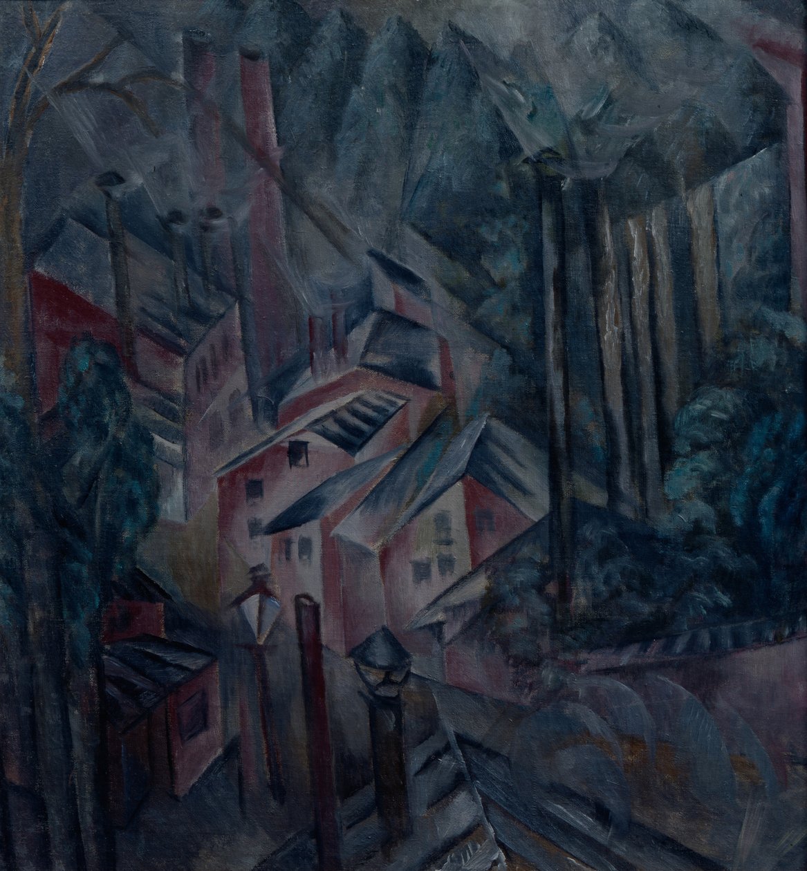 Kaupunki, 1919 tekijältä Alexander Vasilyevich Shevchenko