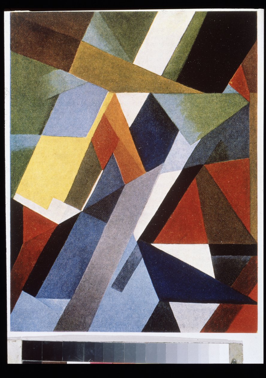 Värirytmi, 1921 tekijältä Alexandra Alexandrowna Exter
