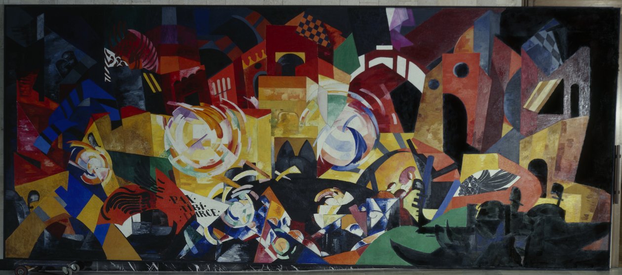 Venetsia, 1918 tekijältä Alexandra Alexandrowna Exter