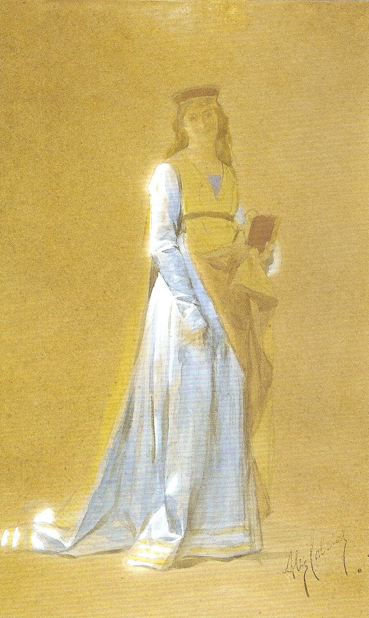 Keskiaikainen nainen tekijältä Alexandre Cabanel