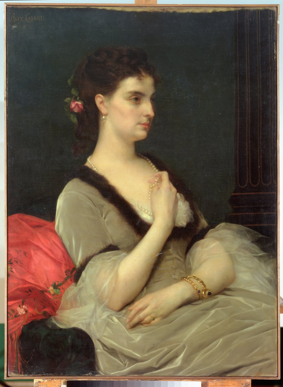 Muotokuva kreivitär E.A. Vorontova-Daškova, 1873 tekijältä Alexandre Cabanel