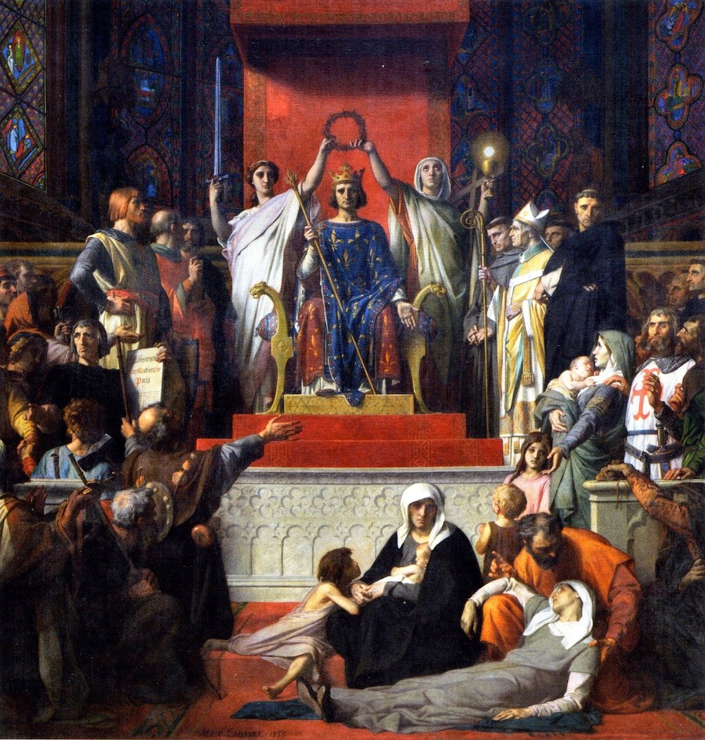 Pyhän Louisin kirkastus tekijältä Alexandre Cabanel