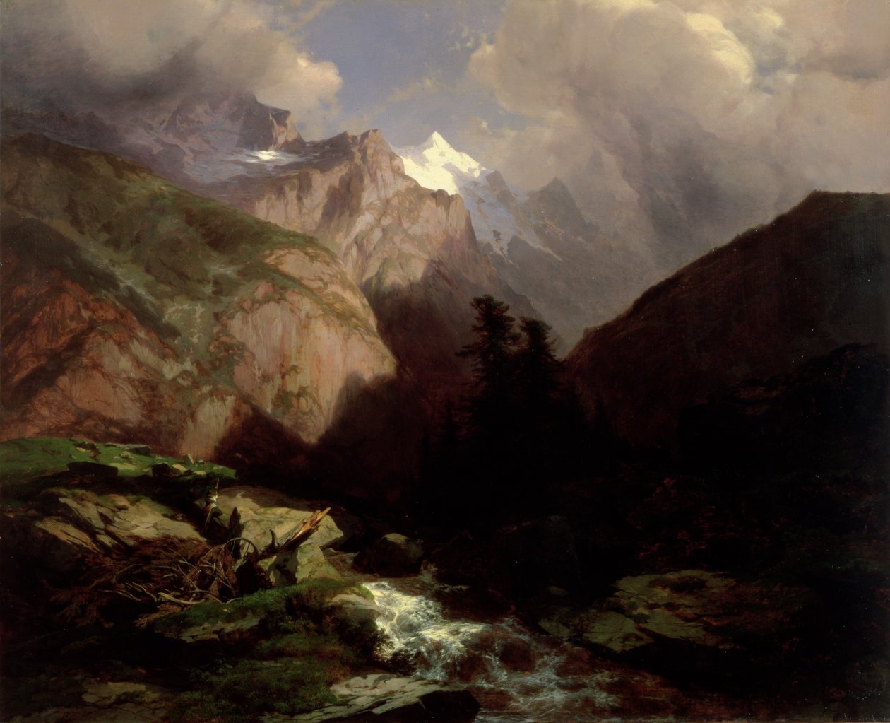 Jungfrau, Sveitsi tekijältä Alexandre Calame