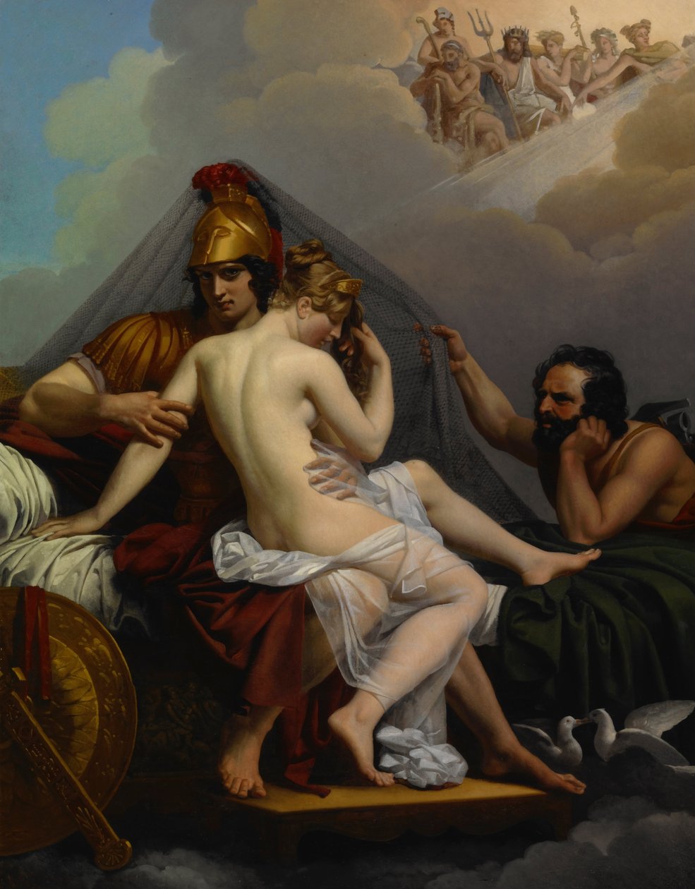 Mars ja Venus Vulcan yllättynyt tekijältä Alexandre Charles Guillemot