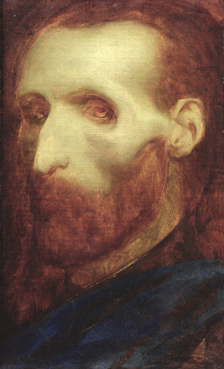 Theodore Gericault (1791-1824) kuolemaisillaan, 1824. tekijältä Alexandre Correard