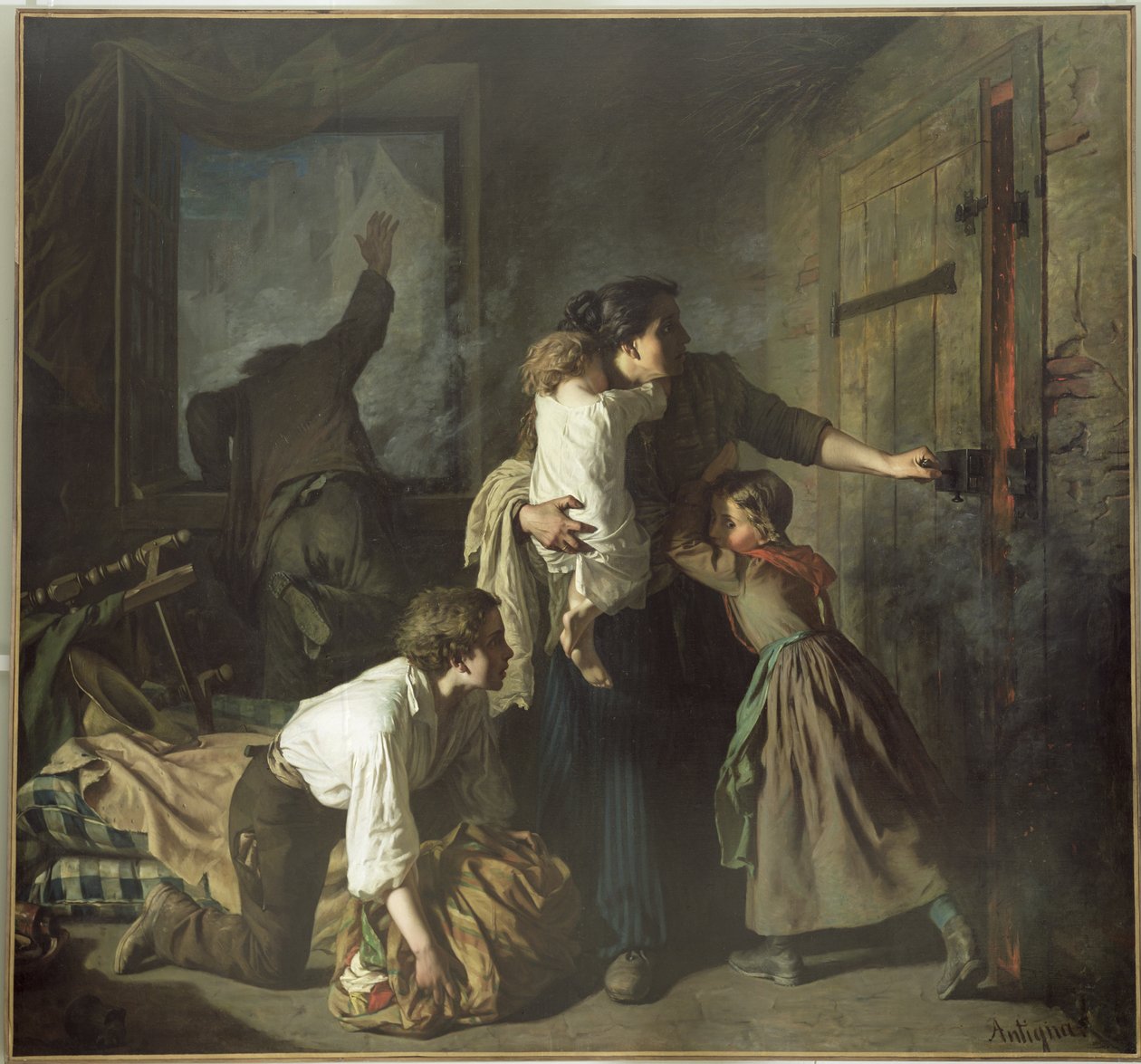 Tuli, 1850 tekijältä Alexandre Antigna