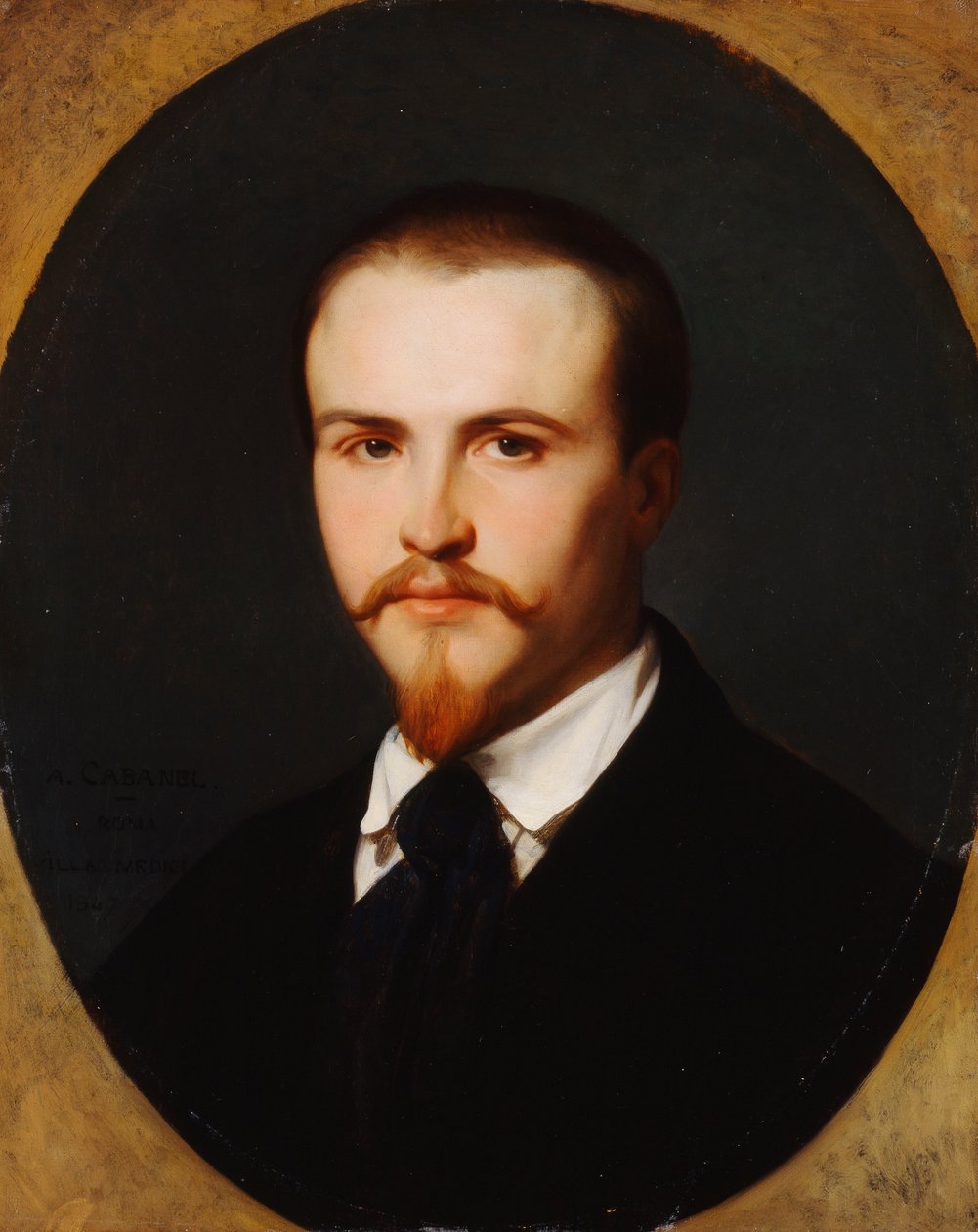 Omakuva, rintakuva, 1847 tekijältä Alexandre Cabanel