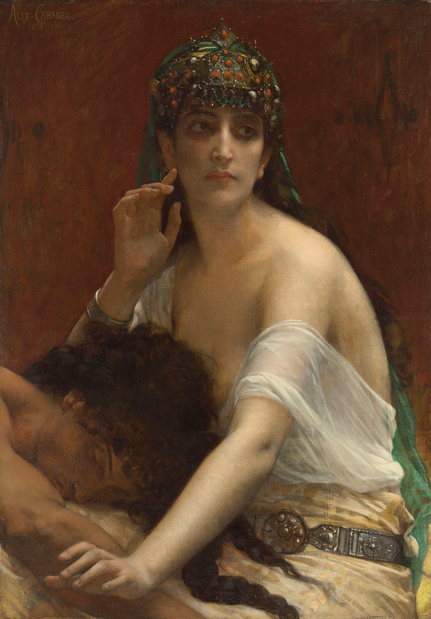 Simson ja Delila tekijältä Alexandre Cabanel