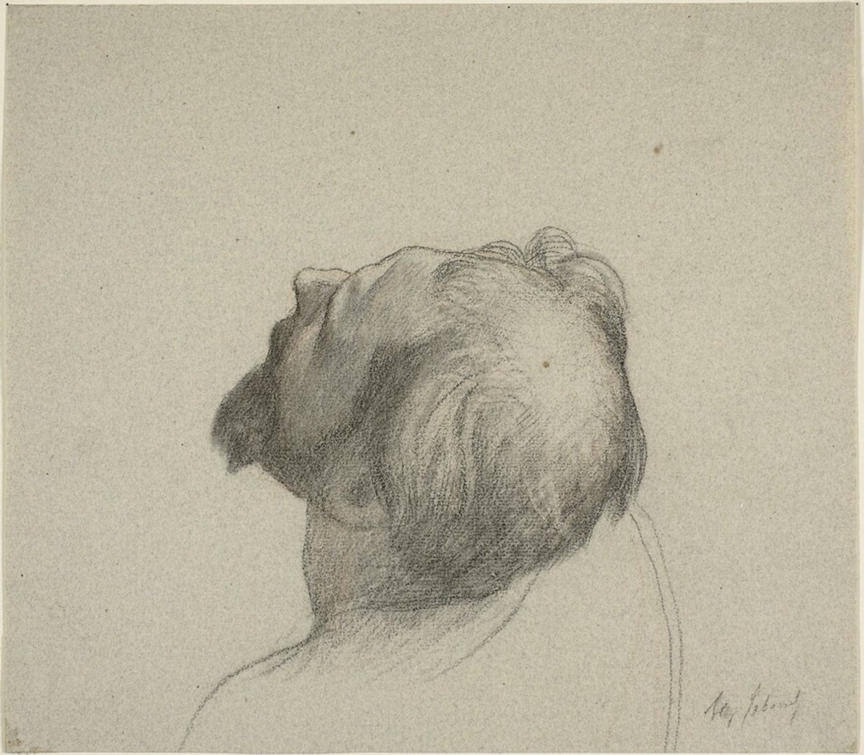 Tutkimus ihmisen ylösalaisin kääntyneestä päästä tekijältä Alexandre Cabanel