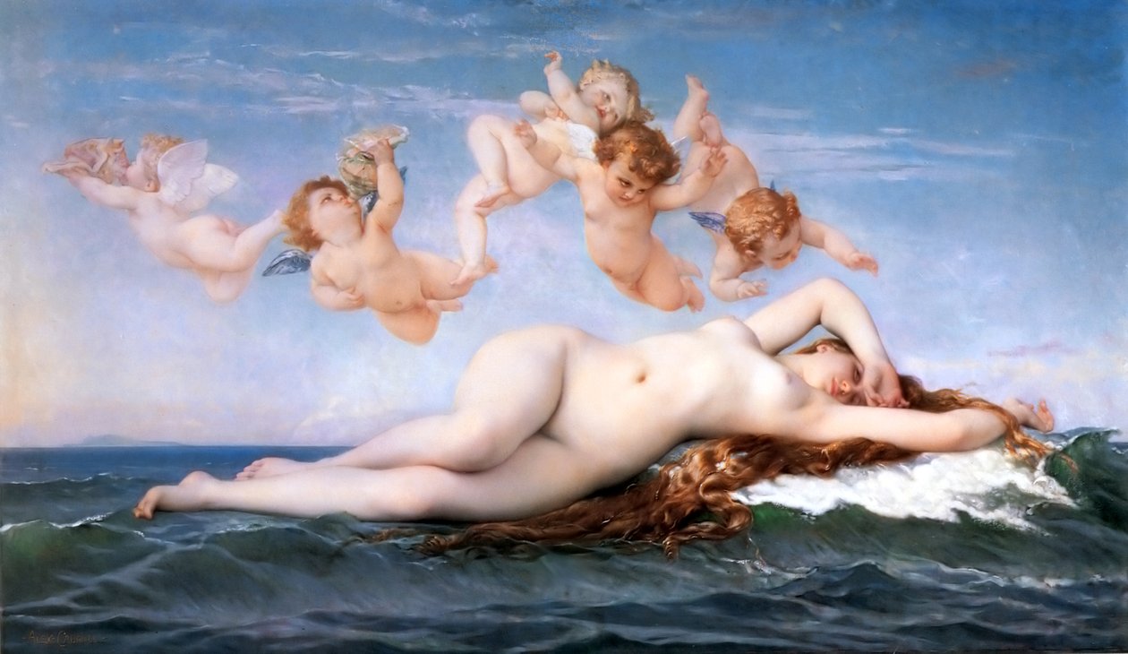 Venuksen syntymä tekijältä Alexandre Cabanel