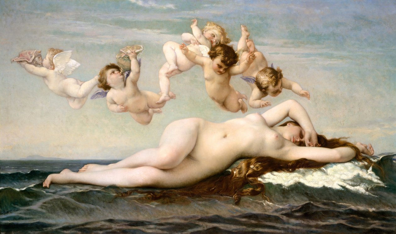 Venuksen syntymä, 1875. tekijältä Alexandre Cabanel