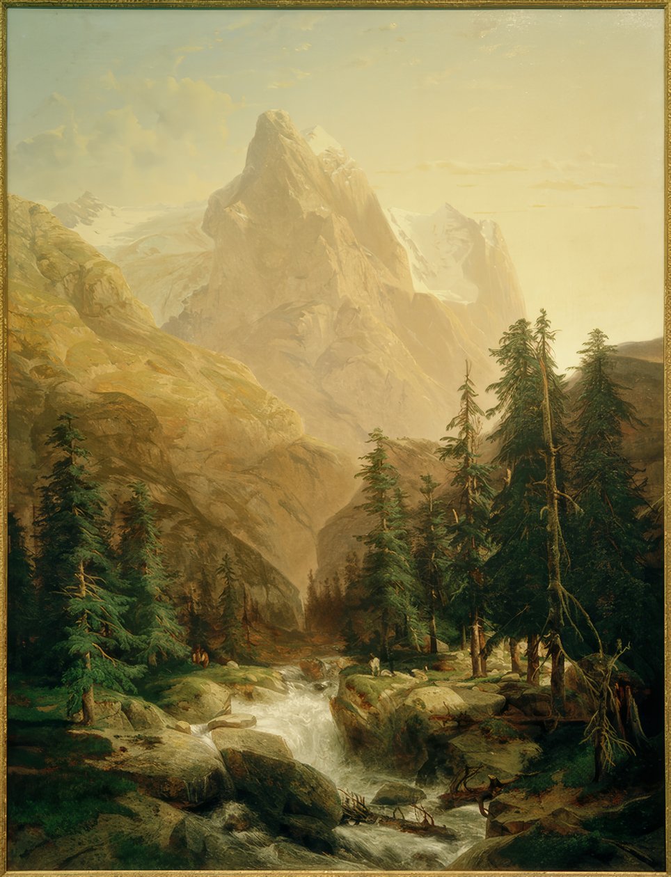 Alexandre Calame, Wetterhorn tekijältä Alexandre Calame