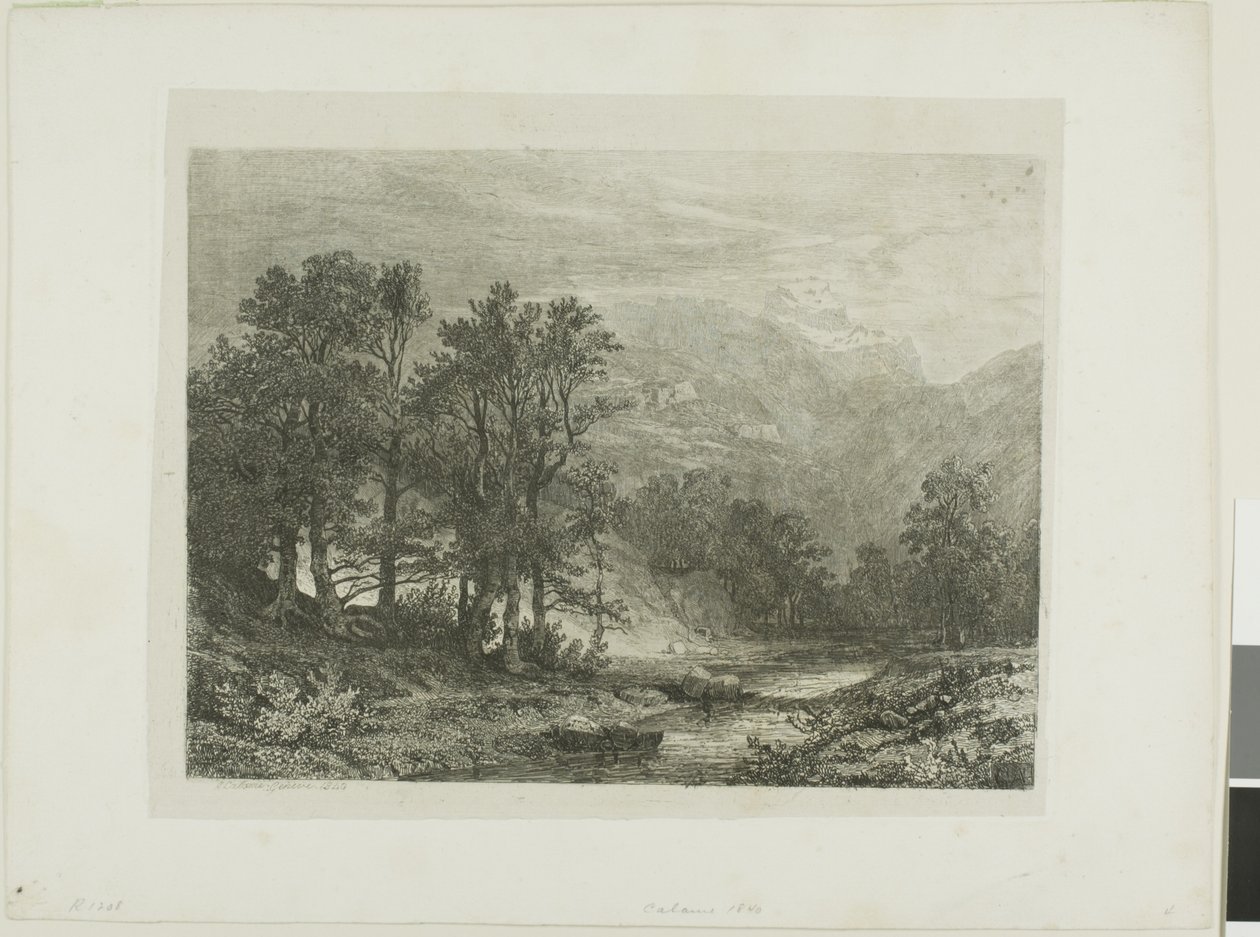 Alppimaisema tekijältä Alexandre Calame