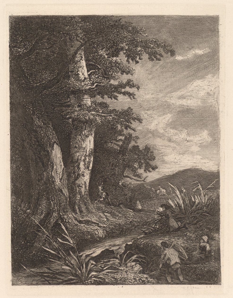 Hirvi puron varrella tekijältä Alexandre Calame