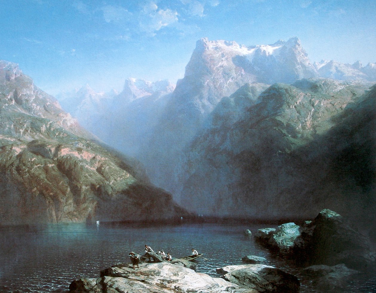 Saksa: Der Vierwaldstättersee (Symphonie en bleu) tekijältä Alexandre Calame