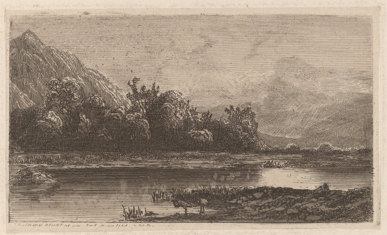 Vuoristojärvi tekijältä Alexandre Calame