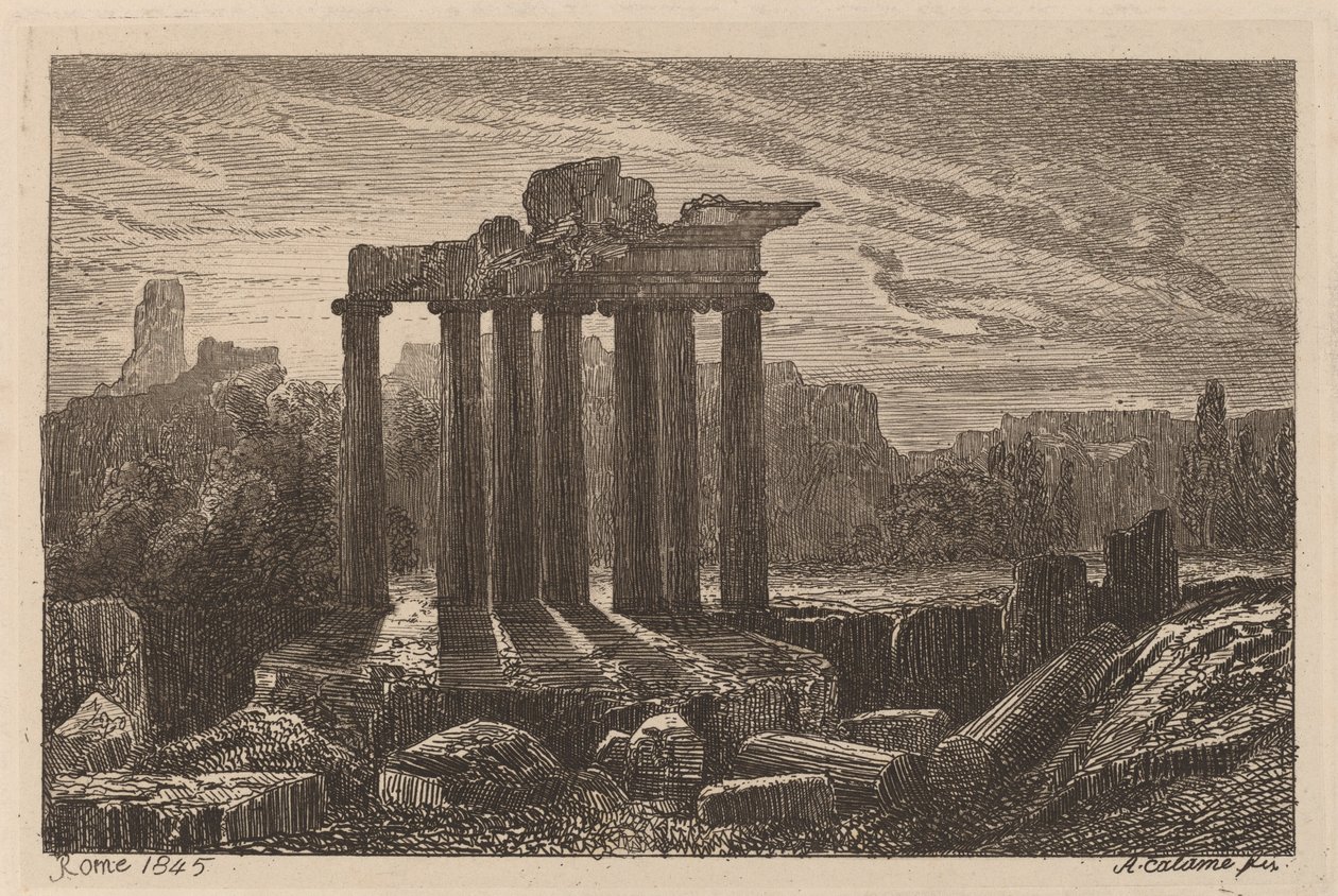Rooman rauniot tekijältä Alexandre Calame