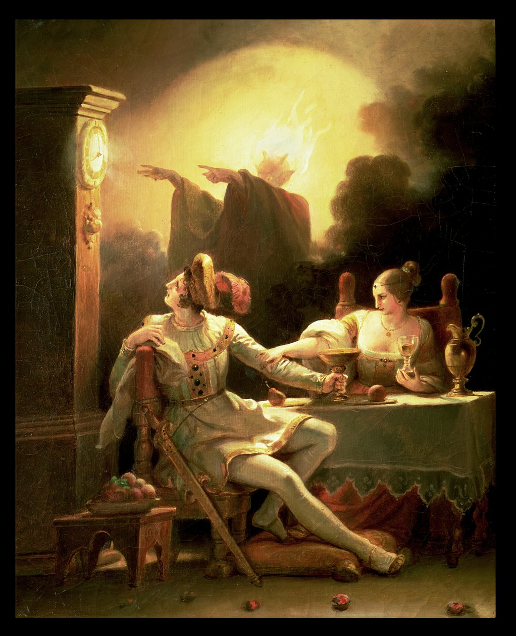 Huonekalut ja erilaiset esineet 1100- ja 1300-luvuilta tekijältä Alexandre Evariste Fragonard