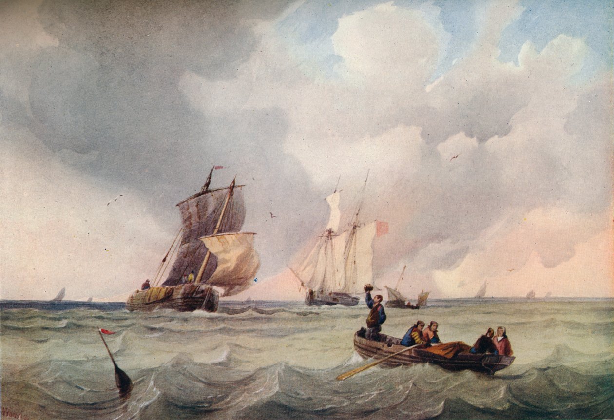 "Seascape", c1860 tekijältä Alexandre Francia