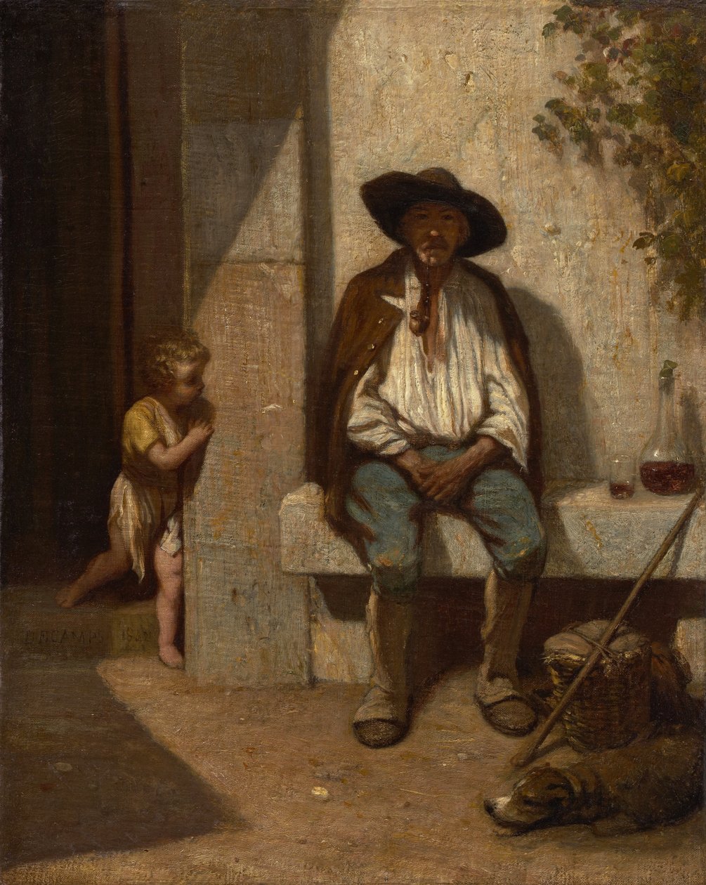 Italian talonpoika, 1842 tekijältä Alexandre Gabriel Decamps