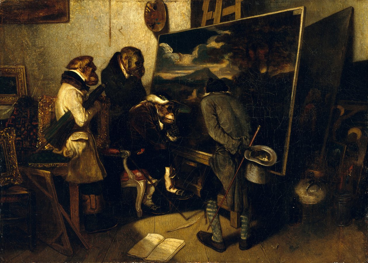 Asiantuntijat, 1837. tekijältä Alexandre Gabriel Decamps