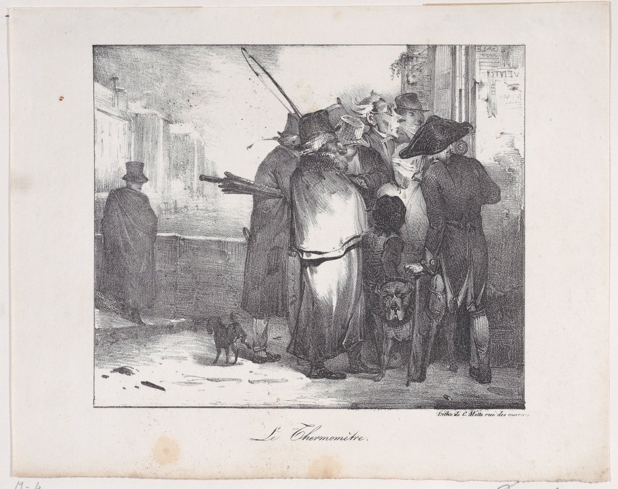 Lämpömittari, 1823. tekijältä Alexandre Gabriel Decamps
