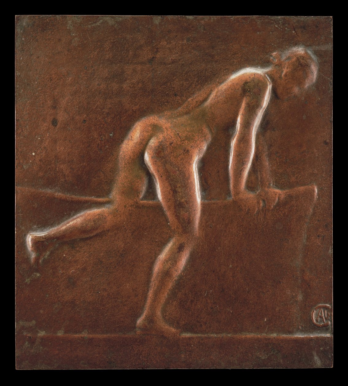 Kylpylä, c. 1890. tekijältä Alexandre Louis Marie Charpentier