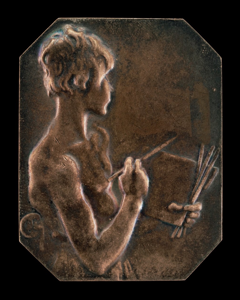 Maalaus Maalaus [kääntöpuoli], 1897. tekijältä Alexandre Louis Marie Charpentier