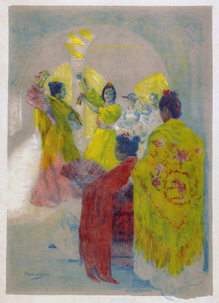 Flamenco-tanssi, Sevilla, Espanja. tekijältä Alexandre Lunois