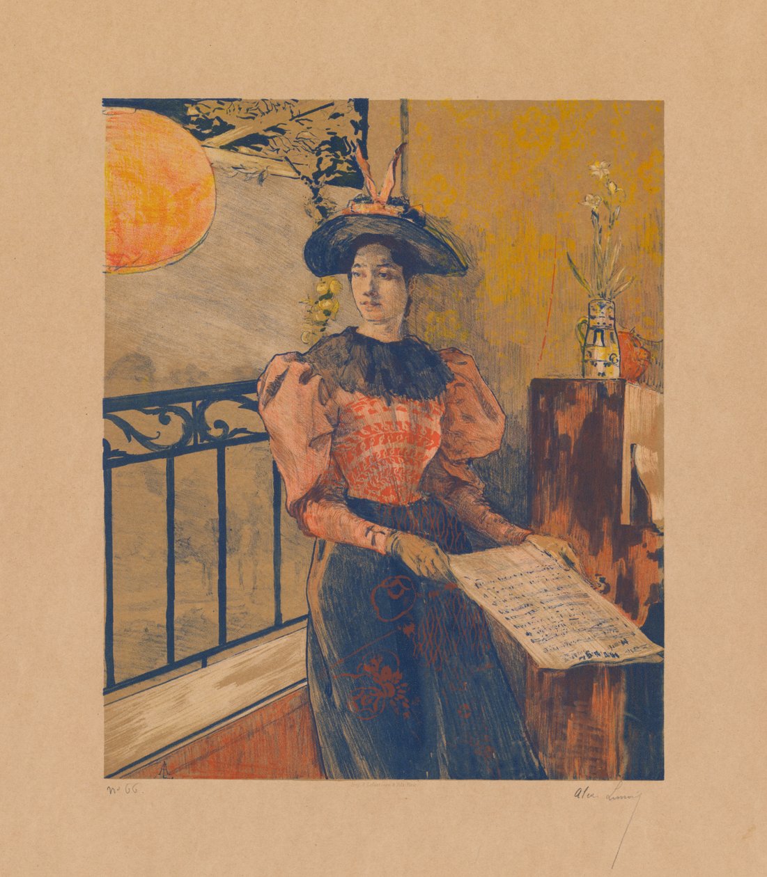 Valaistus, 1893. tekijältä Alexandre Lunois