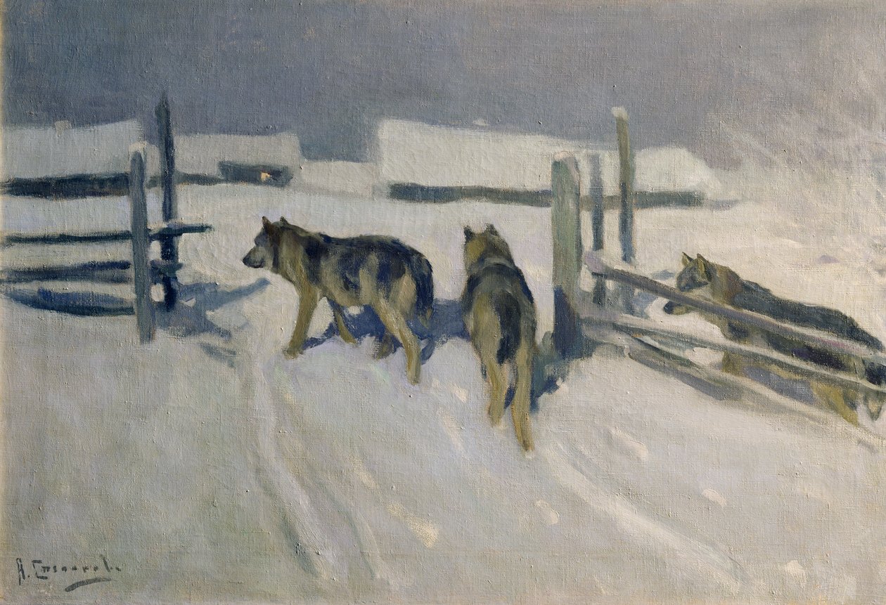 Sudet, Talviyö, n. 1910 tekijältä Alexei Steipanovitch Stepanov