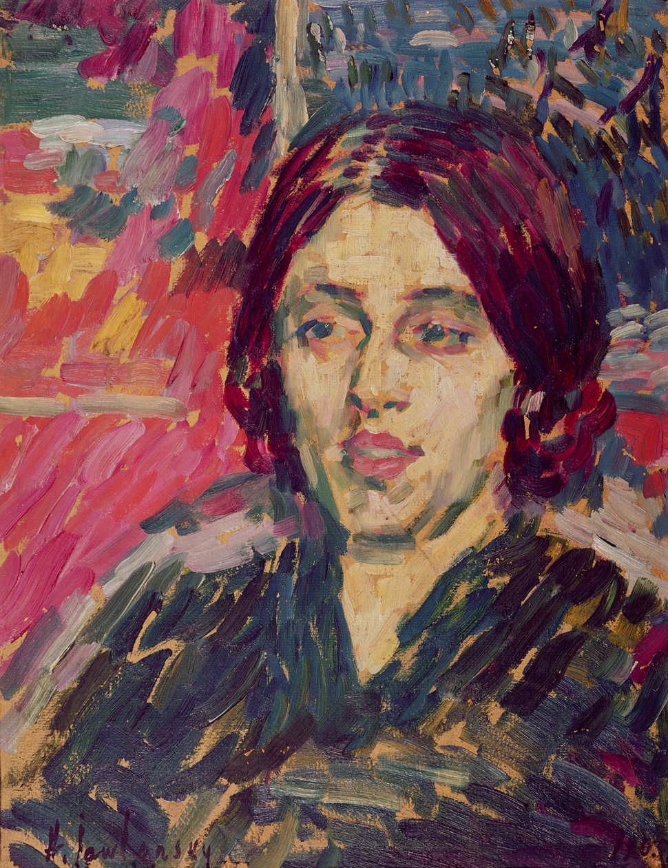 Marie Curie (1867-1934) n. 1905 tekijältä Alexej von Jawlensky