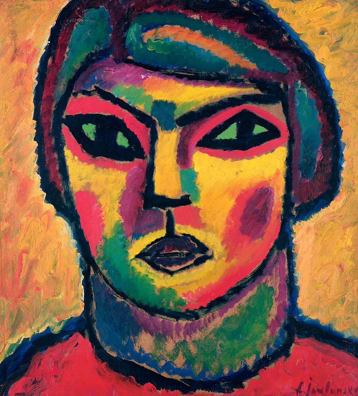 Kypsyys, noin 1912 tekijältä Alexej von Jawlensky