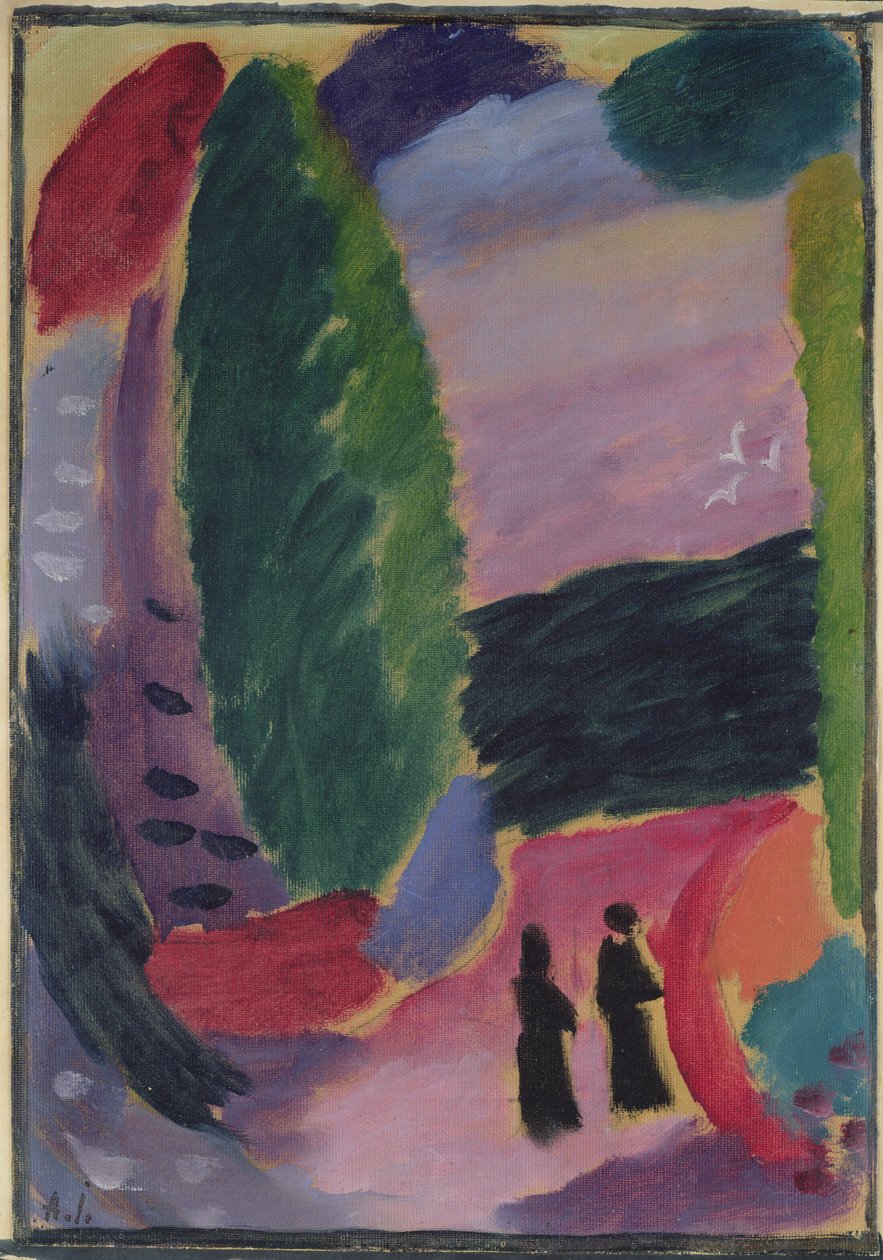 Muunnelma, 1916-17 tekijältä Alexej von Jawlensky