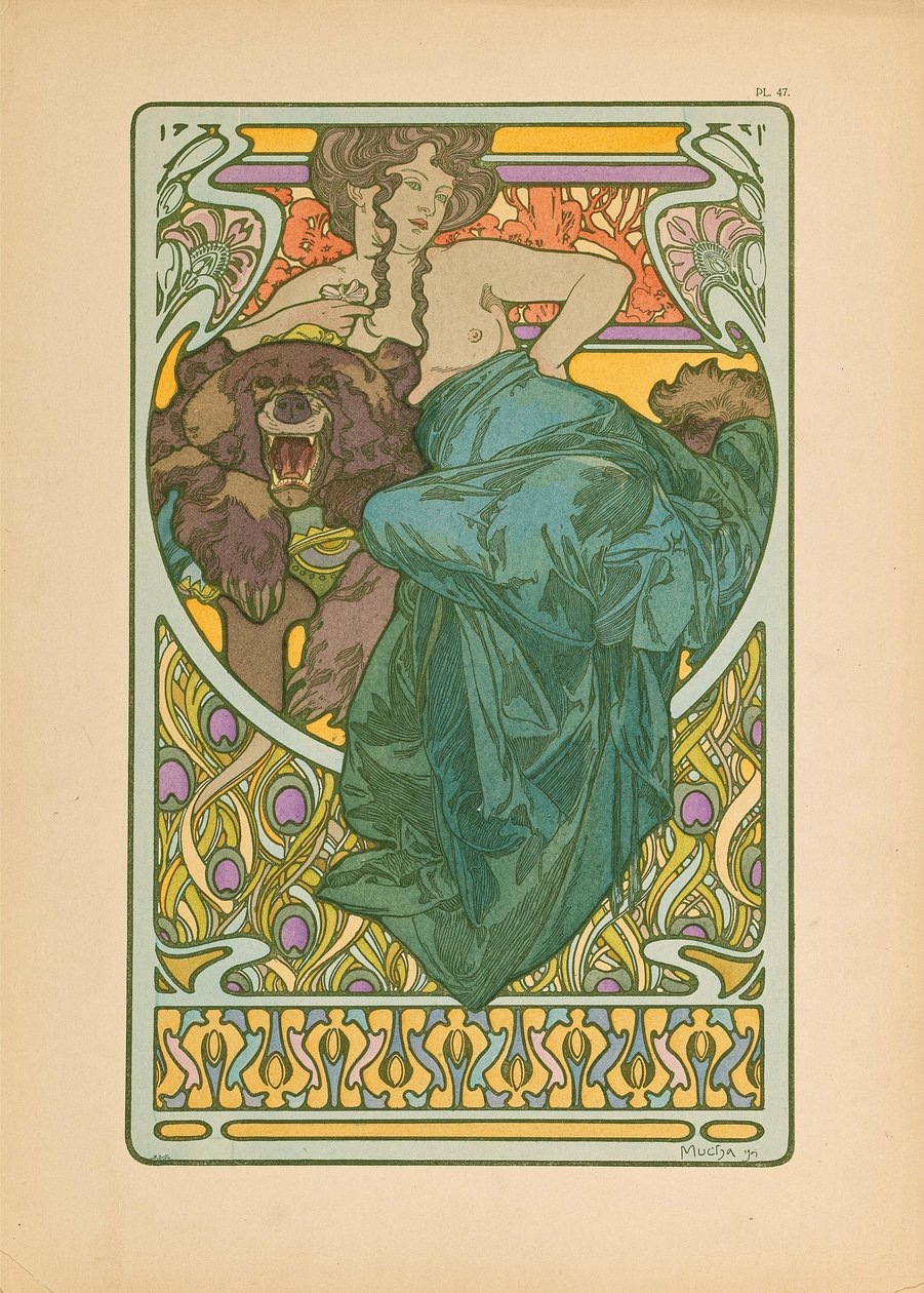 Koristeasiakirjat, 1902. tekijältä Alfons Marie Mucha