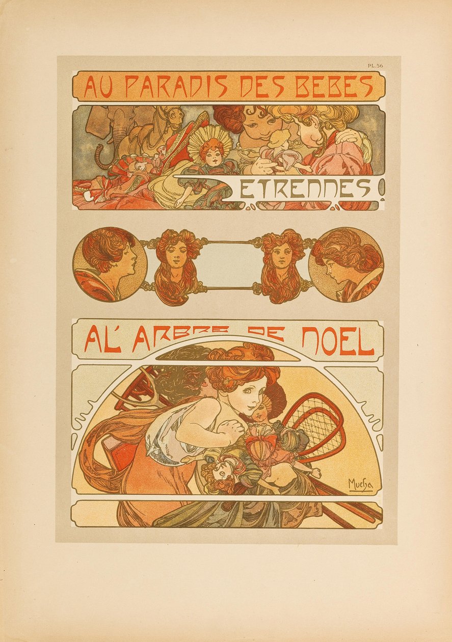 Koristeasiakirjat, 1902. tekijältä Alfons Marie Mucha